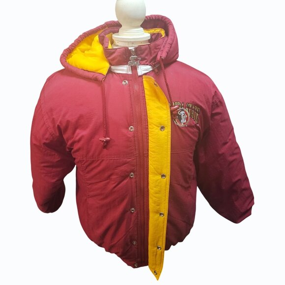 Mens 90's Vintage Florida State University Seminoles Starter Puffer Jacket Small - Picture 3 of 16